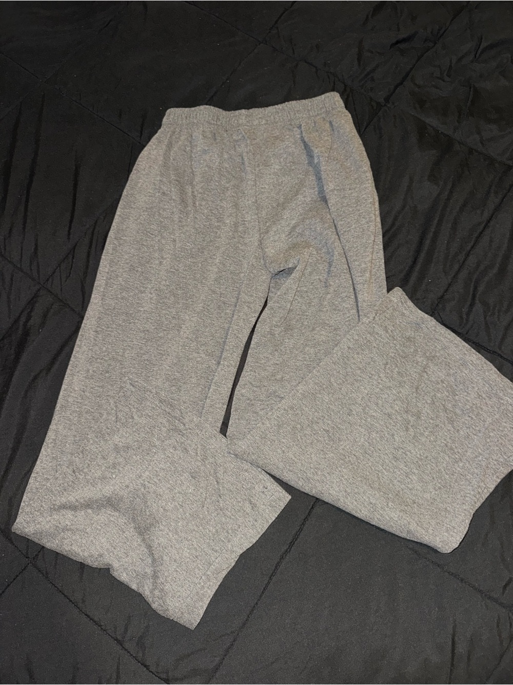 SHEIN Gray Wide-Leg Track Pants